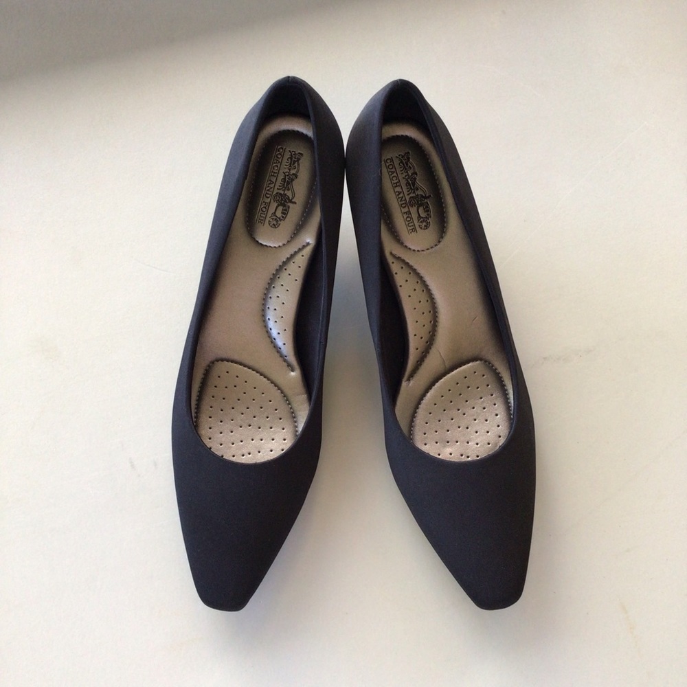 Coach and Four black heels